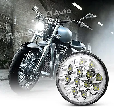 Brightest 5-3/4  5.75  Inch LED Projector Headlight For Motorcycle Sealed Beam • $28.50