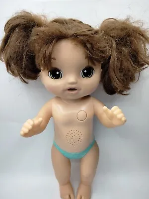 2016 Hasbro  Baby Alive Talking Checkup Doll Talks Cries Giggles Soft Face  • $11