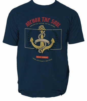 £12.99 • Buy Anchor Mens T Shirt Sailing Sea Sailer S-3XL 