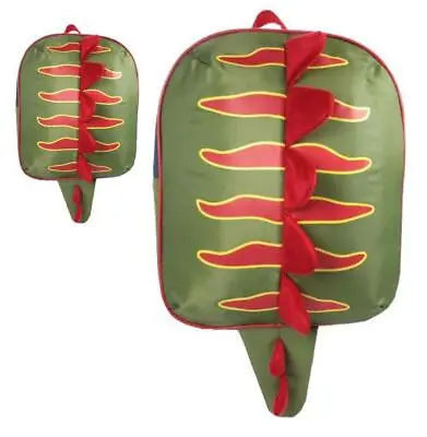 £12.89 • Buy 3D Dinosaur Tail Novelty Backpack Boys Bag Zip[ Gift