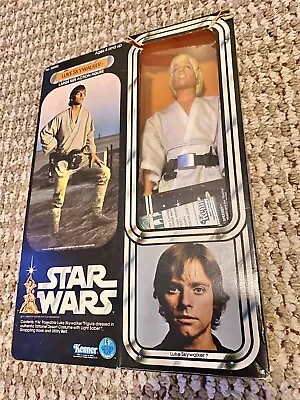 Vintage Kenner 1978 Star Wars 12 Inch Luke Skywalker Figure - Open / Damaged Box • $299.95