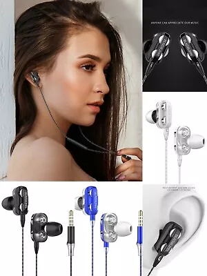 £3.59 • Buy Super Bass In-ear Earphones Handsfree Headphone For Iphone Ipad Ipod Samsung+mic