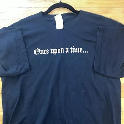Vintage Once Upon A Time Cinderella Rocks Black Men’s T-Shirt Size Large Gildan • $69.99