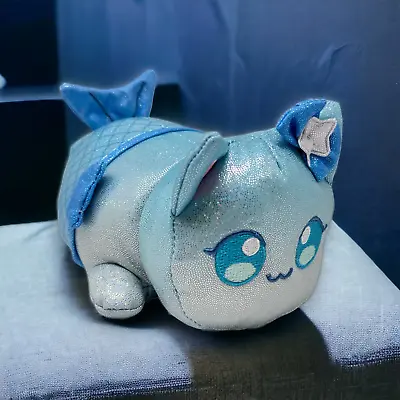 SPARKLE MERMAID CAT MeeMeows 6  Plush From Aphmau (NEW) Limited Edition & RARE • $12