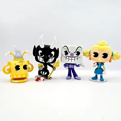 Funko Pop Cuphead Chalice 314 Devil 312 Dice 313 Sally 414 Vinyl Figure Loose OB • $49.99