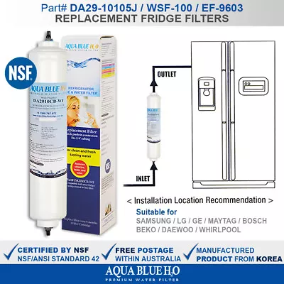 Samsung Replacement Fridge Filter DA2010CB Fit SRS675DLS • $29