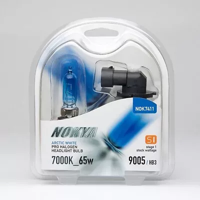 9005/HB3 Headlight Bulbs Nokya Arctic White 7000K 65W (Stage 1) NOK7411 • $20.17