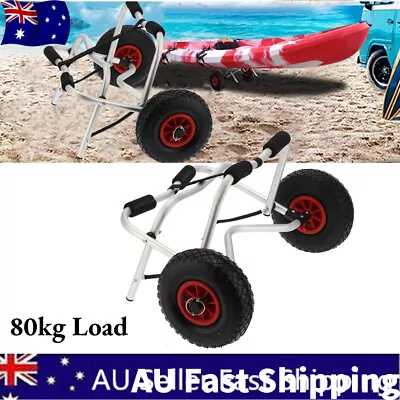 Kayak Canoe Boat Carrier Cart Trailer Trolley Transport Cart For Paddleboard • $52.89