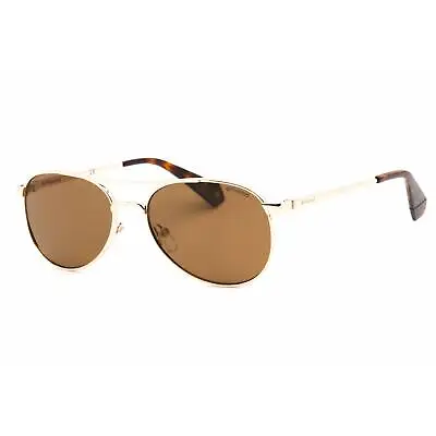 Polaroid Core Women's Sunglasses Gold Metal Aviator Frame PLD 6070/S/X 0J5G SP • $23