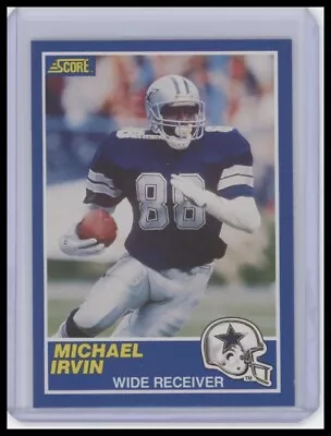 1989 Score #18 Michael Irvin • $5.99