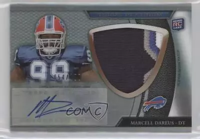 2011 Topps Platinum Refractor /150 Marcell Dareus RPA Rookie Jumbo Patch Auto RC • $4.85