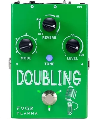 FV02 Vocal Processor Doubling Effects Pedal Duplicator Vocal Pedal Voice Dupl... • $99