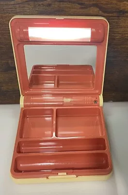 Vintage Coty Lighted Mirror Compact Makeup Case Battery W/  1 Free Coty Perfume • $19.69