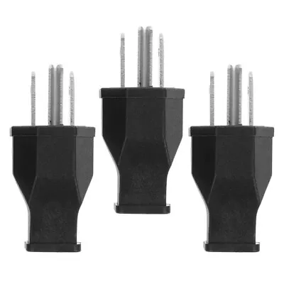  3pcs Electric Plugs Replacement Plugs 3 Prong Electrical Plug Extension Cord • $10.99