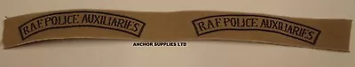 Qty 10 RAF Police Auxiliaries Shoulder Titles Royal Air Force Cloth Tape (A916) • £8.95