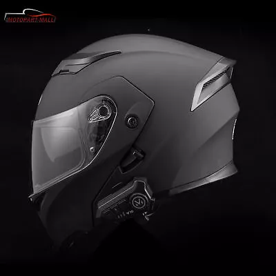 Motorcycle Helmet DOT Full Face Dual Modular Flip Bluetooth Visor Moto Approved • $86.44