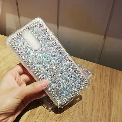 Luxury Bling Glitter Diamond Sparkly Sequin Soft Silicone Back Phone Case Cover  • $11.46