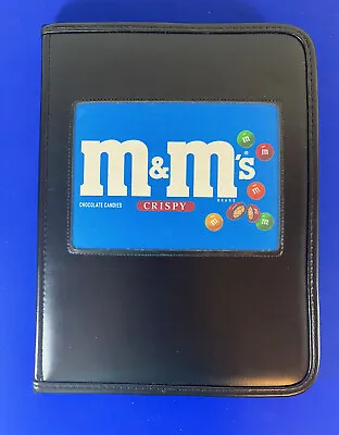 M & M Candy Paper Notepad Document Holder Folder Business Card Portfolio • $17.99