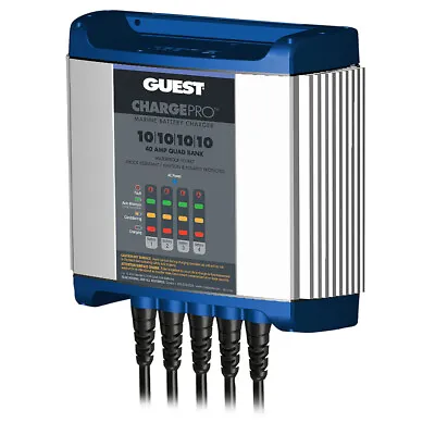 Guest On-Board Battery Charger 40A / 12V - 4 Bank - 120V Input • $391