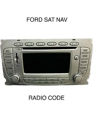 Ford Sat Nav Radio Code Blaupunkt Travelpilot Stereo Decode Serial Number Unlock • £2.99