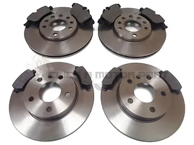 VAUXHALL ASTRA H MK5 1.4 SXi FRONT & REAR NEW BRAKE DISCS & PADS SET 5stud • $119.30