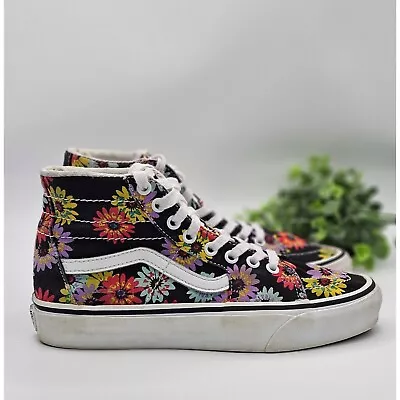 Vans Sk8-Hi Shoes Sneakers Unisex Men's 6 Women's 7.5 Skate Floral Print Casual • $22.89