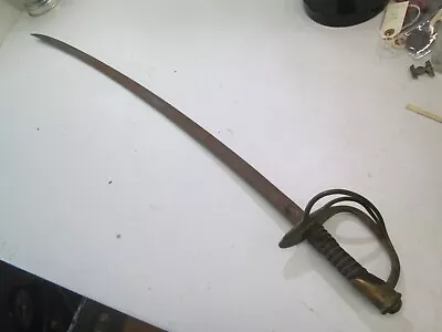 Us Civil War Cavalry Sword No Scabbard Dated 1865 Mansfield & Lamb Marked • $395