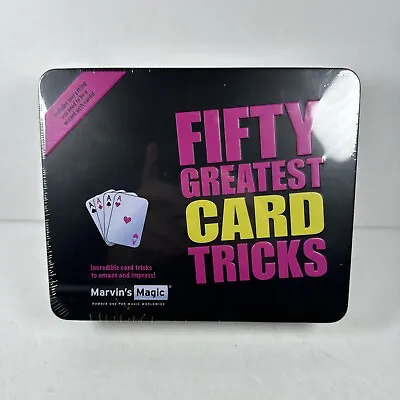 Marvin's Magic - Fifty Greatest Card Tricks - Magic Set For Kids - NEW/SEALED  • $9.99