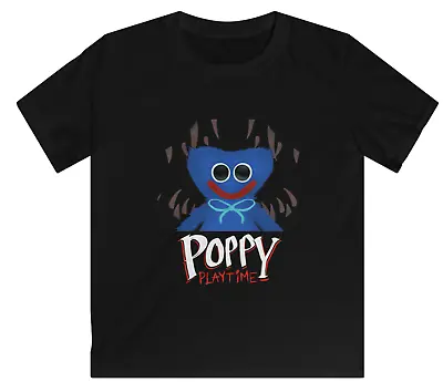 Poppy Playtime Huggy Wuggy Cute Kids T-Shirt/Tee/Top With A Unique Design. • £15.99