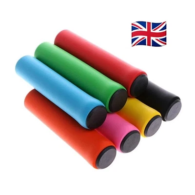 £4.99 • Buy MTB Soft Foam Silicone Sponge Handle Bar Grips Handlebar Cover Bike Bicycle - UK