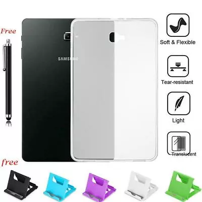 Ultra Thin Soft TPU Silicone Cover Case With Holder For Samsung Galaxy Tablets • $16.43