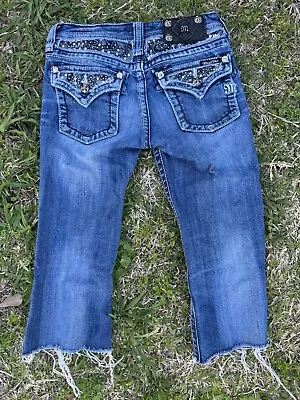 Miss Me JK5002B61 Bootcut Jeans Size 12 Embellished Youth Jeans • $14.99