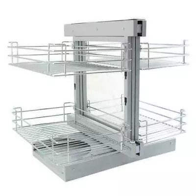 KuKoo Left Hand Magic Corner Kitchen Pull Out Baskets Slide Out • £175