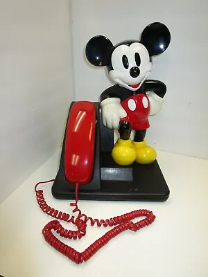 Vintage WALT DISNEY MICKEY MOUSE AT&T Landline Telephone • $36