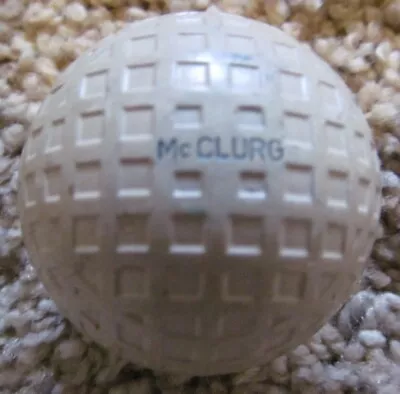 VINTAGE MESH GOLF BALL THE McCLURG ACORN-NO STRIKE MARKS- EXCELLENT CONDITION • $68