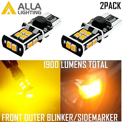 Bright LED Yellow 916NA  Side Marker Light Bulb|Side Turn Signal Light Bulb2PCS • $12.98