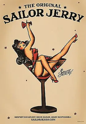 Sailor Jerry Tattoo Vintage SJT16 Poster Art Print A3 A4 BUY 2 GET 1 FREE • £6.99