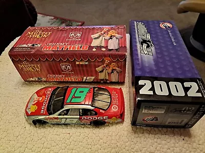 Action Racing Jeremy Mayfield #19 Muppets 1:24 Diecast Car 2002 W Box Dodge 25th • $8.99