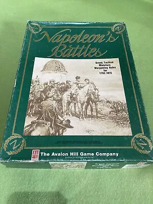 Napoleon's Battles Wargame Rules By Avalon Hill • £10