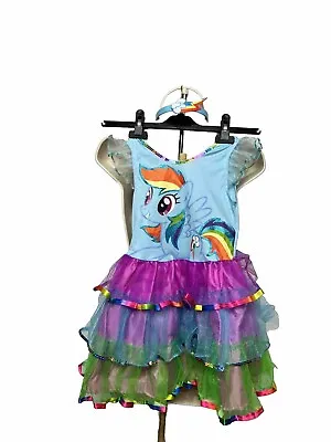 My Little Pony Girls Fabulous Dress Up  Age 3-4  Rainbow Dash Pony By Rubies • £7