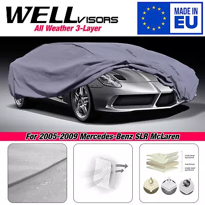 WELLvisors Car Cover 3-6898393CE For 2005-2009 Mercedes-Benz SLR McLaren • $98.99