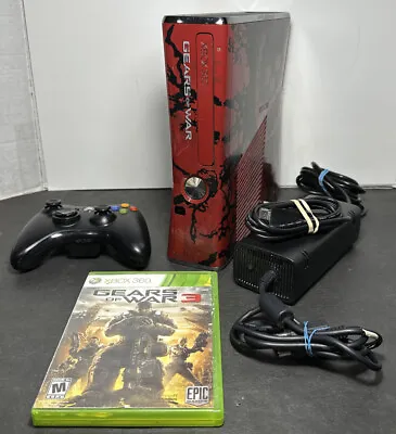$195 • Buy Microsoft Xbox 360 Gears Of War 3 250GB Limited Edition Console Game Bundle.