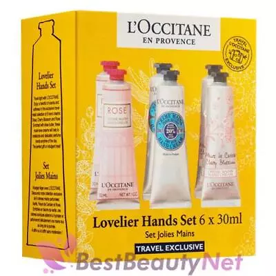 L'Occitane Travel Exclusive Lovelier Hands 6 Piece Set • $40.58