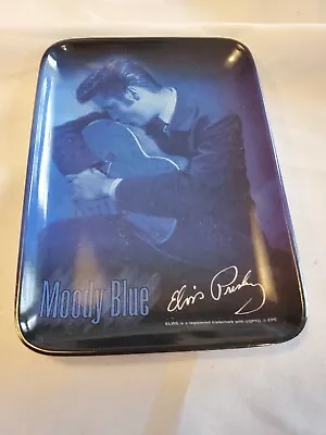 Vintage Elvis Presley Plastic Coin Jewelry Ring Tray Ashtray Moody Blue • $9.99