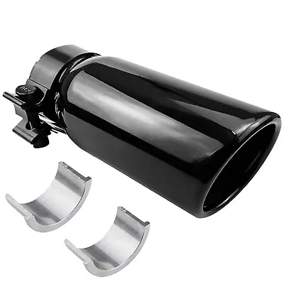 Black Exhaust Tip For Toyota Tacoma 2005-2022 Exhaust Vent 2.75  Inlet 3.5  • $32.99