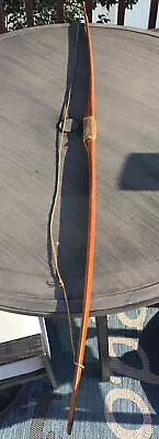 Vintage Wood Indian Archery Long Bow 60  Evansville Indiana • $100