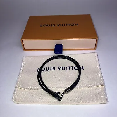 Authentic Louis Vuitton Pin Bracelet Monogram Men W/Dust Bag & Box. • $279.99