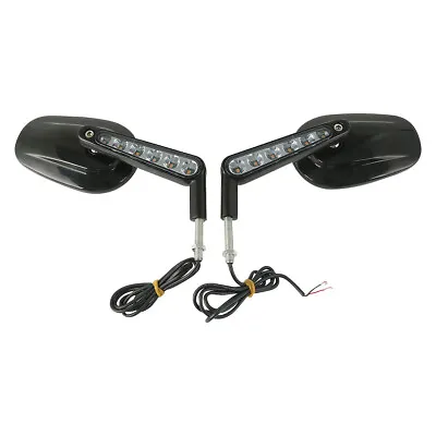 $52.99 • Buy Rearview Mirrors LED W/ Turn Signals Fit For Harley V-Rod Muscle VRSCF 2009-2017