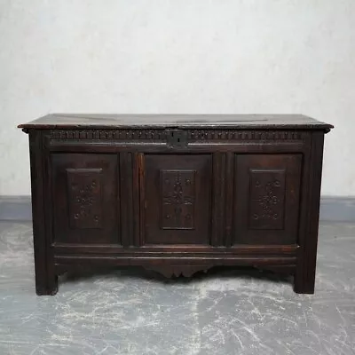 18th Century Oak Blanket Box Georgian Chest Coffer Storage Antique • £375