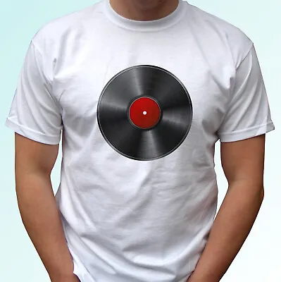 Vinyl Disc T Shirt Song Records Top Gift Tee Music Spinner Mens Womens Kids Size • £9.99